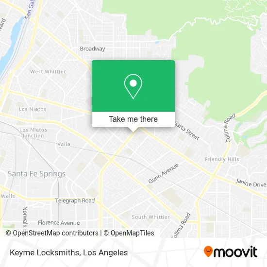 Keyme Locksmiths map