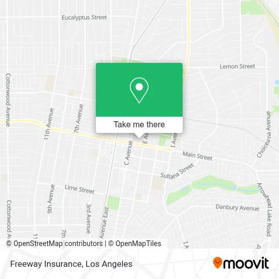 Freeway Insurance map