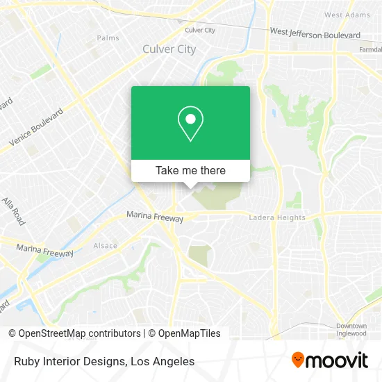 Ruby Interior Designs map