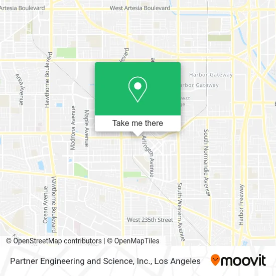 Partner Engineering and Science, Inc. map