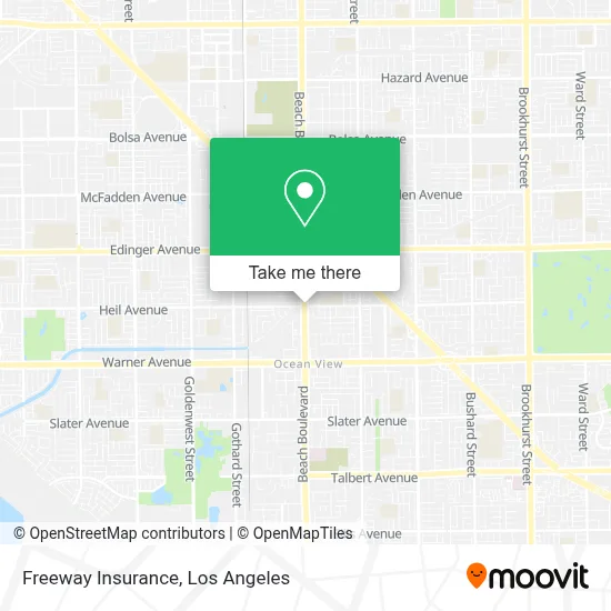 Freeway Insurance map