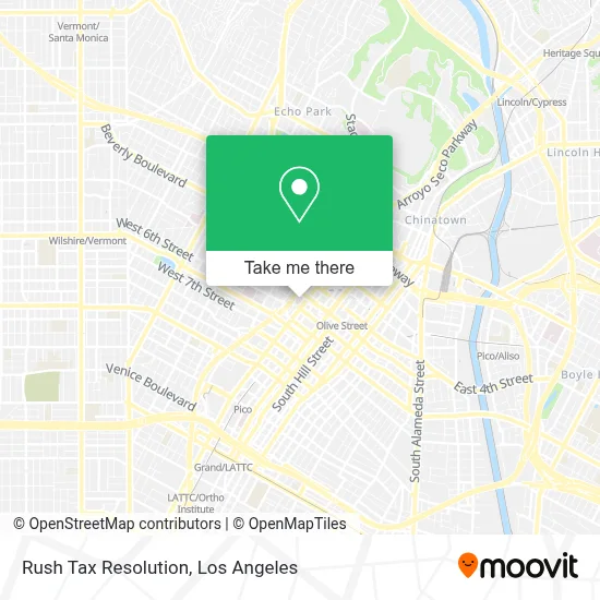 Rush Tax Resolution map