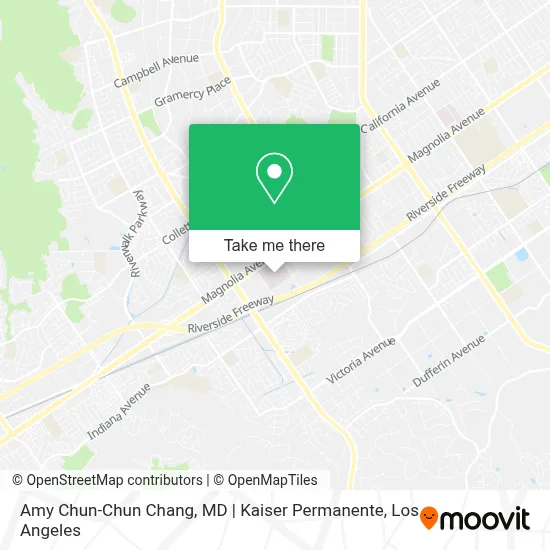 Amy Chun-Chun Chang, MD | Kaiser Permanente map