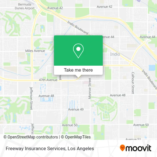 Freeway Insurance Services map
