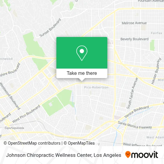 Johnson Chiropractic Wellness Center map