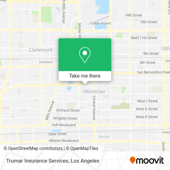 Trumar Insurance Services map