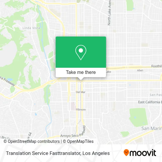 Translation Service Fasttranslator map
