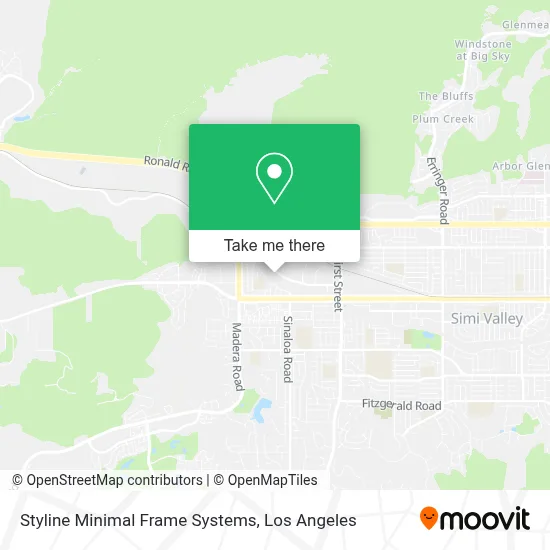 Styline Minimal Frame Systems map