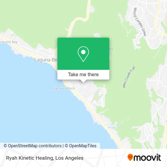 Ryah Kinetic Healing map