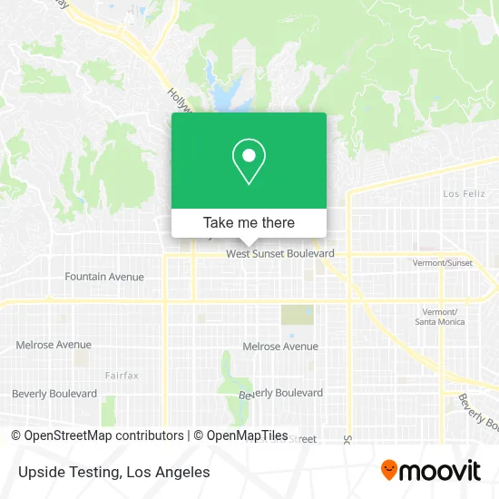 Upside Testing map
