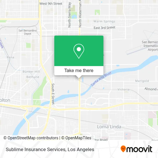 Sublime Insurance Services map