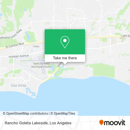 Rancho Goleta Lakeside map