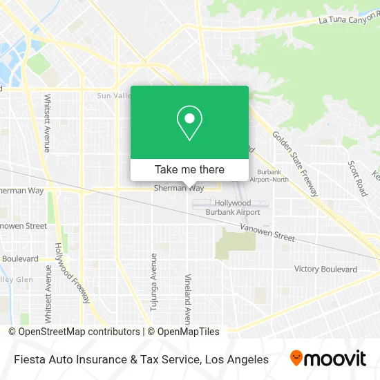 Fiesta Auto Insurance & Tax Service map