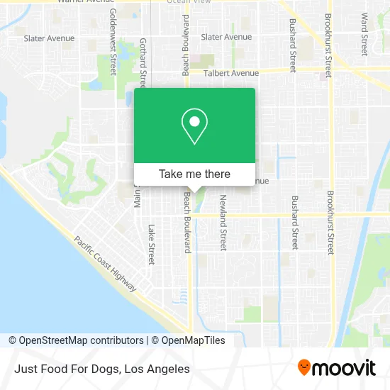 Just Food For Dogs map
