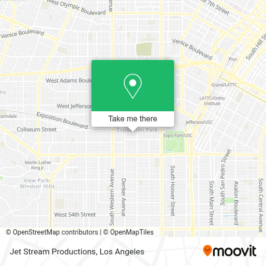 Jet Stream Productions map