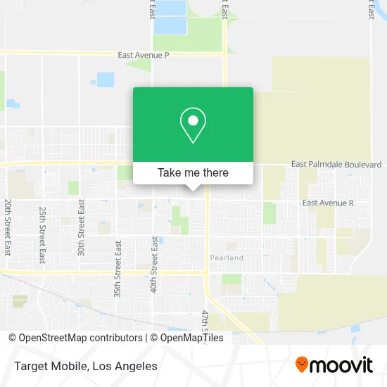 Target Mobile map
