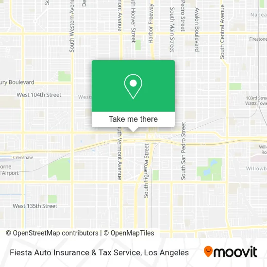Fiesta Auto Insurance & Tax Service map
