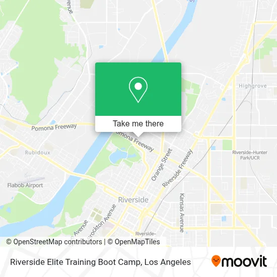 Riverside Elite Training Boot Camp map