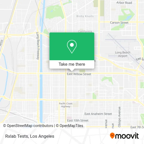 Rxlab Tests map