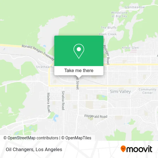 Oil Changers map
