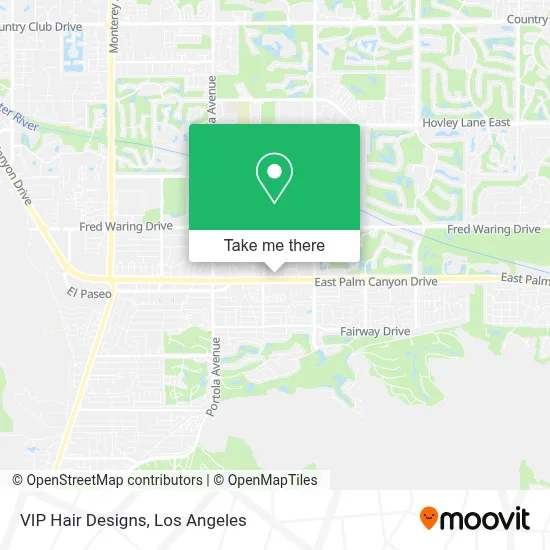 VIP Hair Designs map