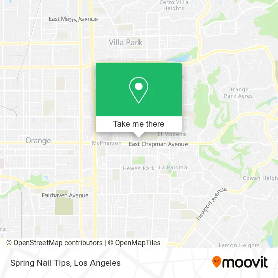 Spring Nail Tips map