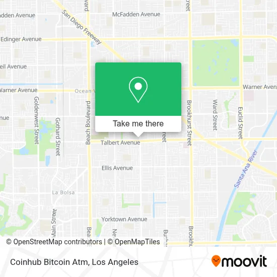 Coinhub Bitcoin Atm map