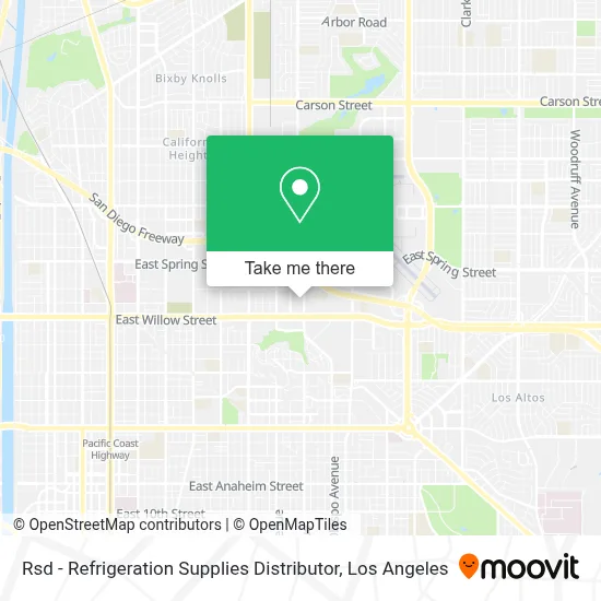 Rsd - Refrigeration Supplies Distributor map