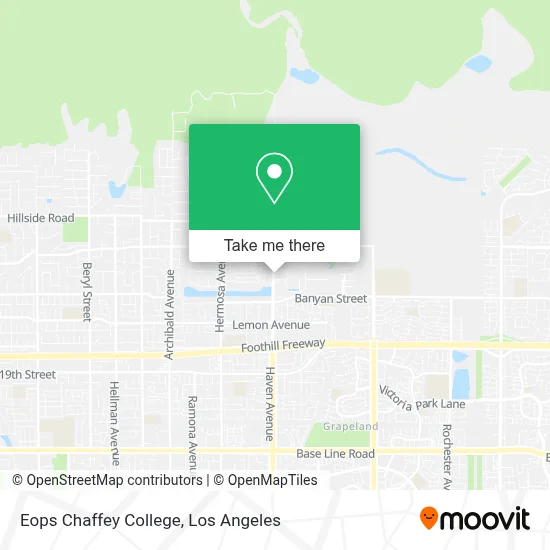 Eops Chaffey College map