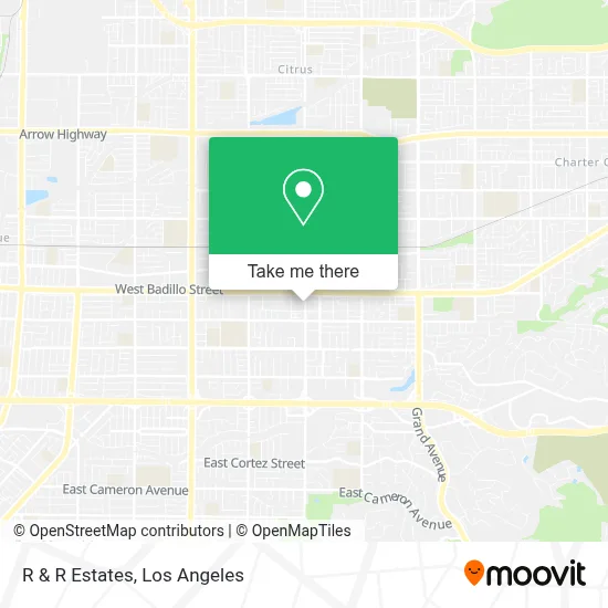 R & R Estates map