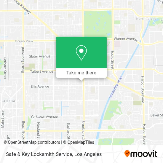 Safe & Key Locksmith Service map