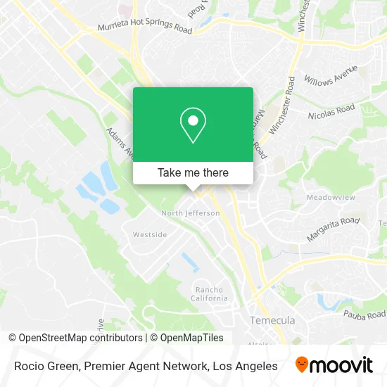 Rocio Green, Premier Agent Network map