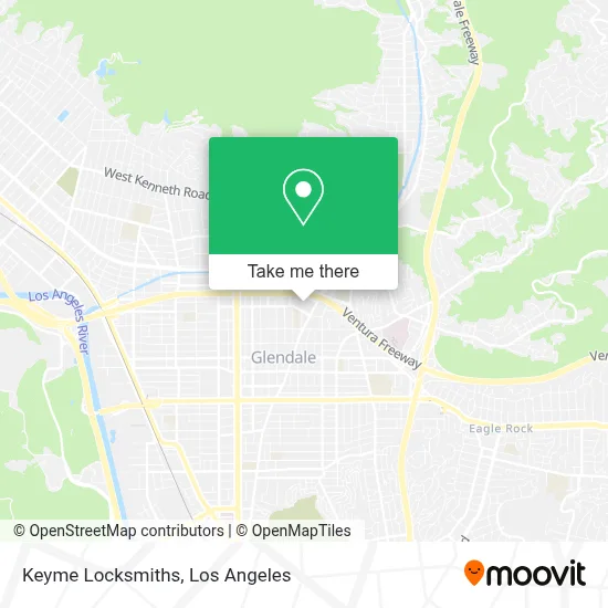 Keyme Locksmiths map