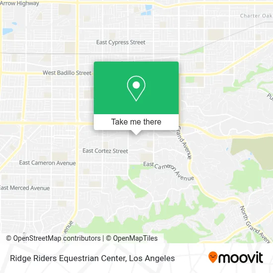 Ridge Riders Equestrian Center map