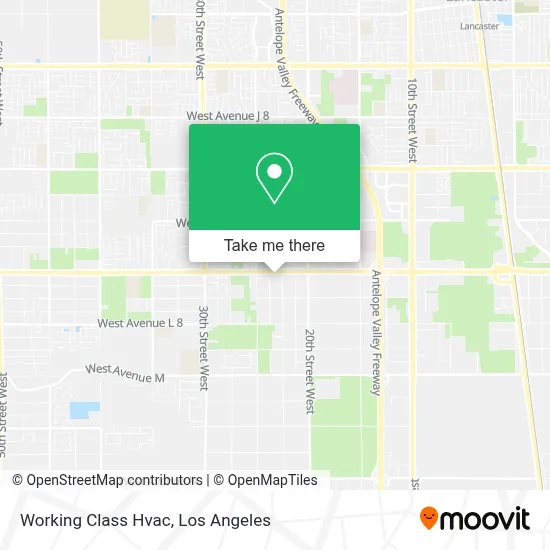 Working Class Hvac map