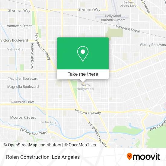Rolen Construction map