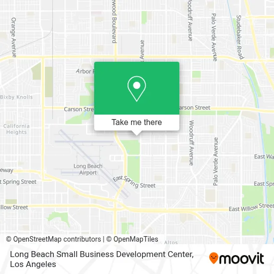 Long Beach Small Business Development Center map