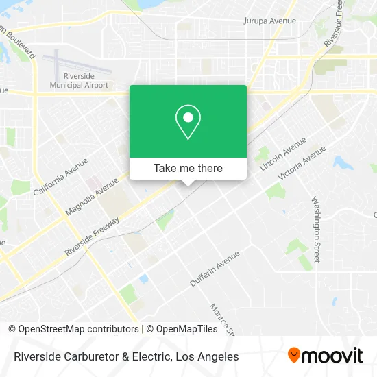 Riverside Carburetor & Electric map