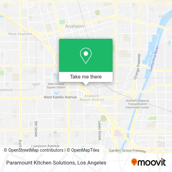Paramount Kitchen Solutions map