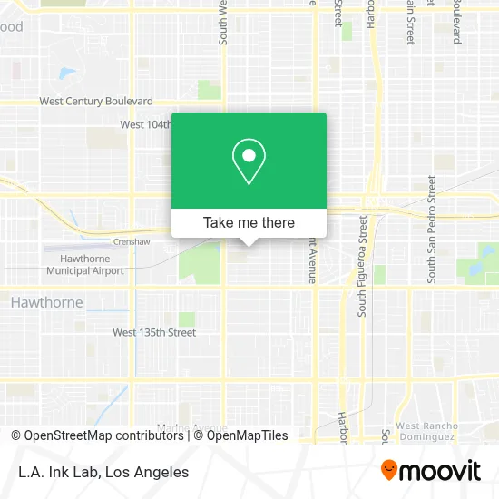 L.A. Ink Lab map