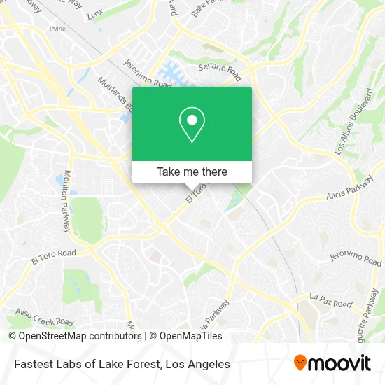 Fastest Labs of Lake Forest map