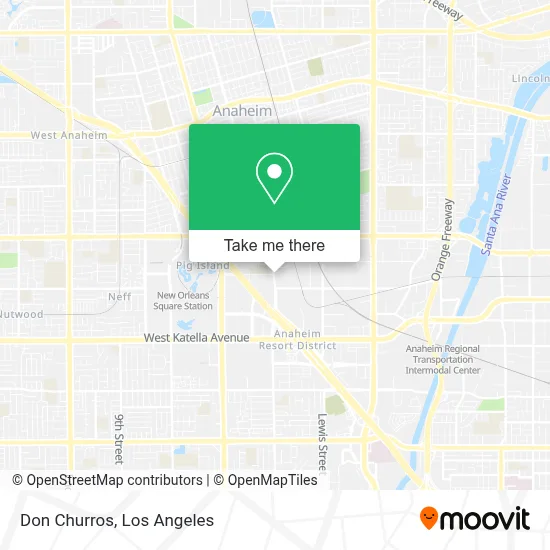 Don Churros map