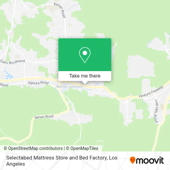 Selectabed Mattress Store and Bed Factory map