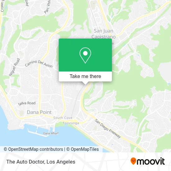 The Auto Doctor map