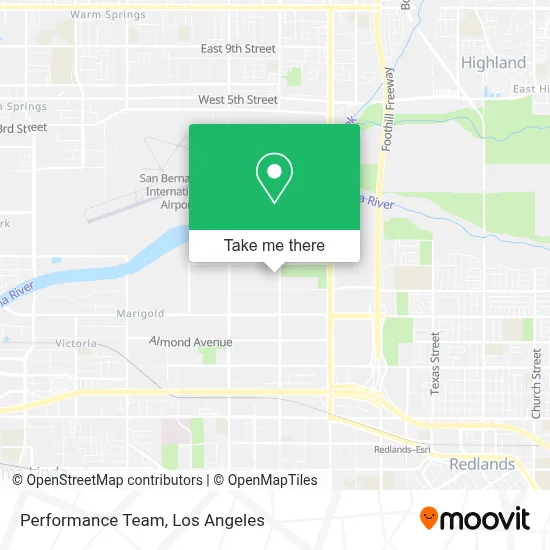 Performance Team map