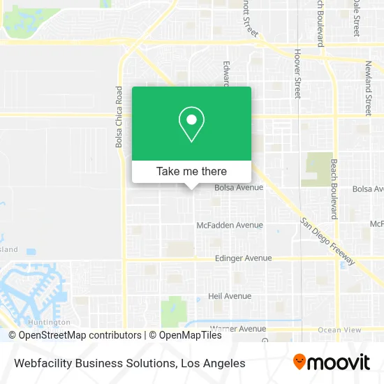 Webfacility Business Solutions map