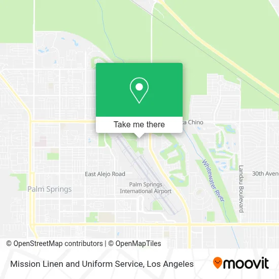 Mission Linen and Uniform Service map