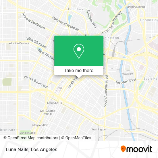 Luna Nails map