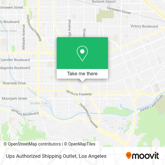 Ups Authorized Shipping Outlet map