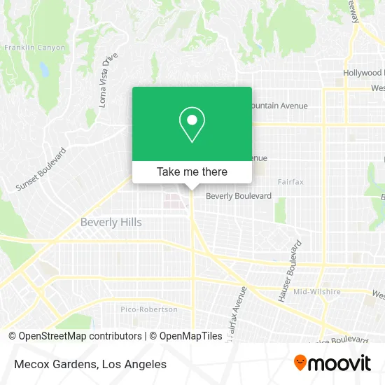 Mecox Gardens map